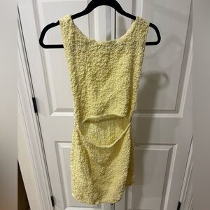 Free People Yellow Dress